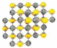 Modèle de structure moléculaire du sulfure de zinc, équipement éducatif de chimie, expériences scientifiques en classe, groupe d'âge 12+, marque CISCO