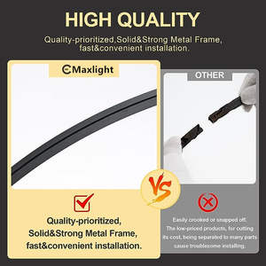 <span class=keywords><strong>Maxlight</strong></span> โคมระย้าโลหะอุตสาหกรรมสำหรับห้องรับประทานอาหารห้องนอนห้องนั่งเล่นโคมไฟระย้าสีดำติด28.54in ในห้องครัว - Product Image 5