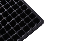 Plateaux de culture de plantes Rectangle Plateau hydroponique en plastique Chine Usine En Gros 200 Cellules plateaux de semis