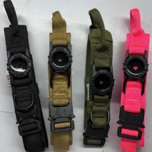 Collar de perro GPS de lujo rastreador táctico a prueba de explosiones collar de entrenamiento para mascotas con <span class=keywords><strong>Material</strong></span> de nailon y decoración de cinta - Product Image 4