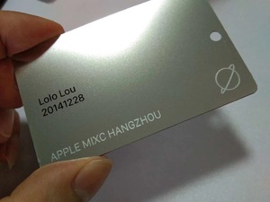 Carte de visite numérique NFC cachée invisible en métal <span class=keywords><strong>puce</strong></span> RFID or/noir/<span class=keywords><strong>argent</strong></span> PVC carte de contrôle <span class=keywords><strong>d</strong></span>'accès professionnel Tag216 - Product Image 4