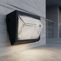 Projecteur mural LED commercial 120W, 130LM/W, homologué ETL, éclairage LED extérieur pour bâtiments, 100-277V, 5000K, luminaire mural industriel