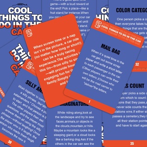 52 cartes <span class=keywords><strong>de</strong></span> jeu <span class=keywords><strong>de</strong></span> voyage pour voiture - Ensemble <span class=keywords><strong>de</strong></span> divertissement en déplacement pour <span class=keywords><strong>2</strong></span>+ joueurs <span class=keywords><strong>de</strong></span> 14 ans et plus, cartes d'activités familiales pour les voyages en voiture (Modèle : Y5) - Product Image 6