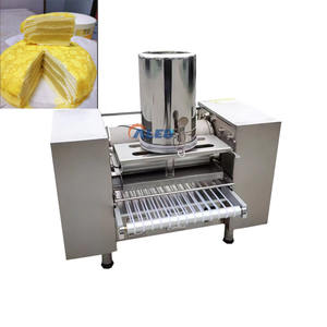Machine à pâte à tarte au canard rôti 110v, machine à crêpes 220v, machine à faire des gâteaux <span class=keywords><strong>mille</strong></span>-feuilles, équipement de formage de la peau de rouleau de printemps - Product Image 4