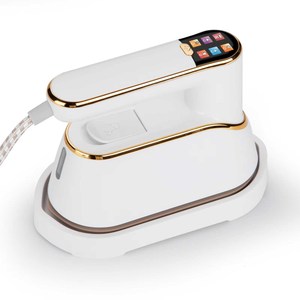 Ferro da Stiro a Vapore Portatile da 1300W con Serbatoio da 110ML, Mini Ferro da Stiro LCD per Viaggi e Uso Domestico, <span class=keywords><strong>Stiratura</strong></span> a Secco e a Vapore - Product Image 6