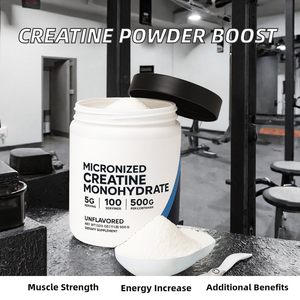 Creatina Monohidrato en Polvo OEM de Marca Privada para el Desarrollo Muscular en Adultos y Mejora de la Fuerza Física, Suplemento Deportivo - Product Image 2