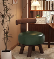 Samt-Komfortsessel Einzelsitz Mid-Century Modern Armlehnstuhl 1 Kissen Holzbeine Umweltfreundlich für Wohnzimmer Schlafzimmer Büro