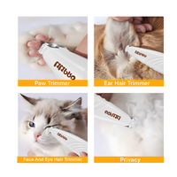 LILIPRO New Pet Cat and dog foot heavy trimmer Battery version Professional quiet low vibration pet paw hair trimmer