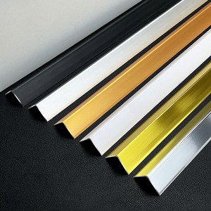 Cao cấp nhôm gạch trang trí dải 90 ° chuyển tiếp hồ sơ trong nhà tường/sàn trang trí với góc bảo vệ để sử dụng nhà - Product Image 5