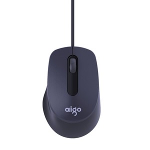 Aigo Q829 Wired Optical <b>Mouse</b> 1200 Dpi Ergonomic Right Hand Business Use - Product Image 2