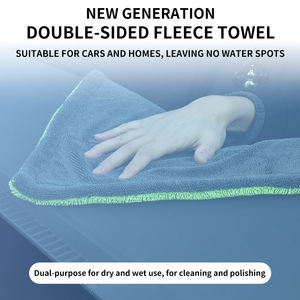 Toalla <span class=keywords><strong>de</strong></span> Microfibra <span class=keywords><strong>de</strong></span> Doble Torsión, Grande, Premium, 1000GSM, Gruesa, Suave, Súper Absorbente, para Secado <span class=keywords><strong>de</strong></span> Autos - Product Image 1