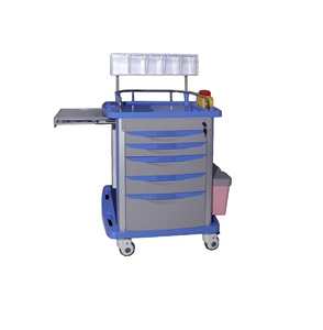 Chariot médical d'urgence pour salle <span class=keywords><strong>de</strong></span> soins intensifs, ambulance, chariot <span class=keywords><strong>de</strong></span> sauvetage, brancard, chariot <span class=keywords><strong>de</strong></span> traitement des médicaments pour patients - Équipement hospitalier MT MEDICAL - Product Image 2