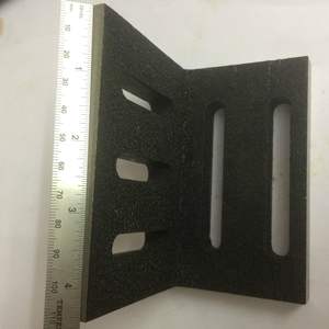 ASSORTS Plaque frontale en fonte à rainures 110 x 89 x 75 mm, déstressée, finition murale - Product Image 1