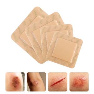 Pansement adhésif médical en mousse de silicone OEM, auto-adhésif, pour plaies chirurgicales, certifié CE, résistant à la pression, couleur chair - Product Image 1