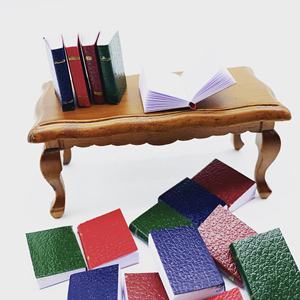 In pelle fai da te in miniatura <span class=keywords><strong>casa</strong></span> delle bambole libri, per bambini fai da te fatti a mano in legno <span class=keywords><strong>casa</strong></span> di bambola kit <span class=keywords><strong>libro</strong></span> - Product Image 2