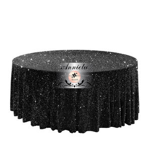 Mantel de Poliéster con Lentejuelas de Lujo ANNIELU, Nuevo, para Organizadores de Eventos, Decoraciones de Bodas y <span class=keywords><strong>Alquiler</strong></span> de Eventos - Product Image 4