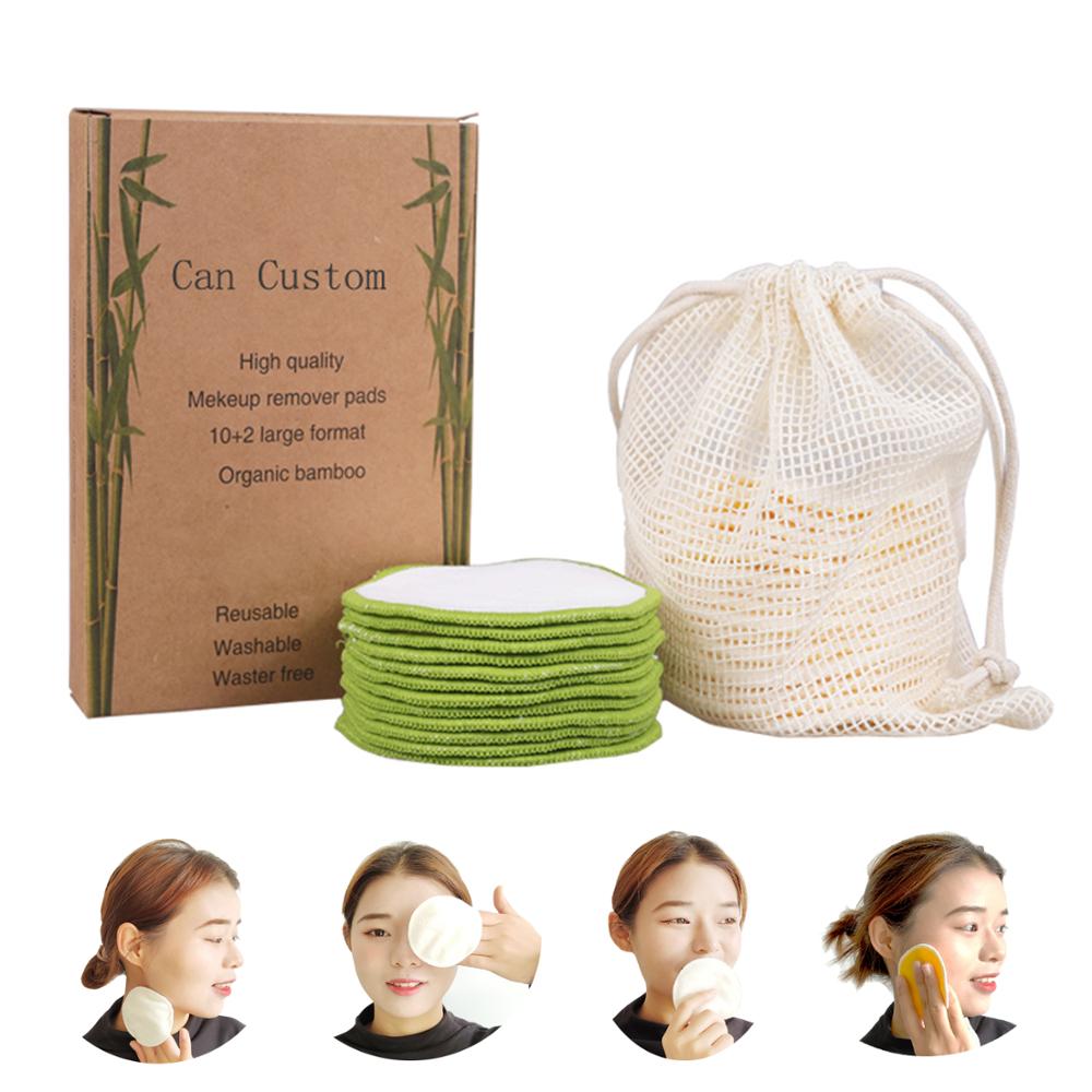 AnAnBaby органические хлопковые тканевые прокладки многоразовые бамбуковые прокладки для снятия макияжа