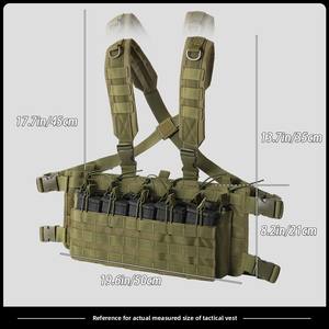 حقيبة تكتيكية للصدر ، سترة صغيرة الحجم مع تسخير قابل للتعديل ، 5.56 ، 9 من حقيبة ماج - Product Image 2