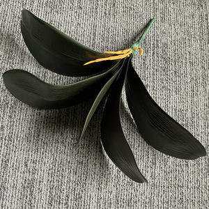 Ensemble de feuilles artificielles de Phalaenopsis et <span class=keywords><strong>Cymbidium</strong></span> pour la décoration de la maison, les mariages et les arrangements floraux - Product Image 4