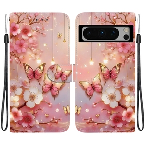 Étui <span class=keywords><strong>portefeuille</strong></span> en cuir motif papillon et fleur pour <span class=keywords><strong>Google</strong></span> <span class=keywords><strong>Pixel</strong></span> 9 Pro XL 9A 8 8A 7 7A 6 6A 5 XL 5A <span class=keywords><strong>4A</strong></span> avec sangle et rabat, motif Panda - Product Image 5