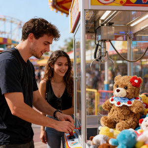 ตุ๊กตาหมีน่ารักพร้อมดอกไม้ ขายส่ง ตุ๊กตาหมีกุหลาบพร้อมผ้าพันคอ ของขวัญที่ระลึกสำหรับโอกาสพิเศษ - Product Image 2