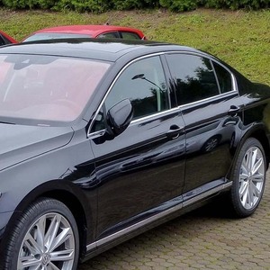 แผ่นกันฝนและลม PMMA สำหรับรถยนต์ VW Passat ปี 1988-2021 แบบติดเทป 4 ชิ้น ขายส่ง - Product Image 3