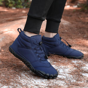 Usine Hiver Respirant Velours Imperméable À Cinq Doigts <span class=keywords><strong>Bottes</strong></span> De Neige Chaudes Confortables Couples Haut Casual Chaussures - Product Image 4