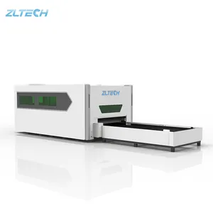 Ce Full Covered Sheet Metal Laser Cutter 3015 1KW 2KW 3KW Exchange Platform Fiber Laser Cutter 6KW Cnc Laser Cutter For SS CS