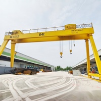 Pont roulant à double poutre robuste MG 80/95/100/125 tonnes, hauteur de portée personnalisée, extérieur, acier, moteur PLC