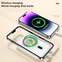 Nouveau Mini affichage LED grande capacité PD22.5W batterie externe de charge rapide 15W chargeur sans fil magnétique 10000mAh avec support de téléphone
