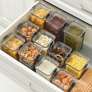 <b>Kitchen</b> Drawer <b>Storage</b> Box Airtight Moisture Proof Plastic <b>Jar</b> <b>for</b> Grains Snacks Dried Fruits Daily Food Keeping - Product Image 1