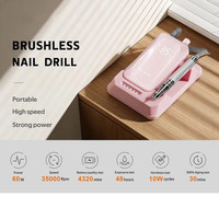 Kit de manucure professionnel tout-en-un portable : lime à ongles électrique, lampe de séchage pour gel, aspirateur à ongles