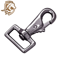 Mousqueton pivotant en alliage de zinc pour laisse de chien et porte-clés de sac, idéal pour animaux de compagnie
