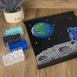 Artkal New Design Wall Paintings Multicolor Fuse Beads Snappix Bead Craft Kit per bambini e <span class=keywords><strong>adulti</strong></span> - Product Image 2