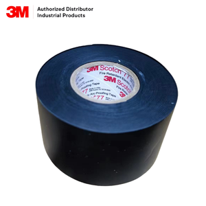 Ruban adhésif <span class=keywords><strong>électrique</strong></span> <span class=keywords><strong>noir</strong></span> haute performance MACtape 3M 77, résistant au feu et à l'arc <span class=keywords><strong>électrique</strong></span>, résistant aux UV, ruban isolant pour la protection des câbles - Product Image 2