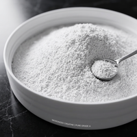 Creatina Monohidrato Micronizada Sin Sabor de Alta Pureza (99.9%), Probada por Terceros, Certificada por GMP, Etiqueta Privada para Adultos, Personalizable