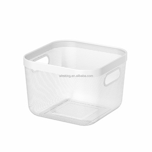 WIREKING rectángulo Simple malla encimera almacenamiento cesta de frutas decoración del hogar organizador de verduras - Product Image 3