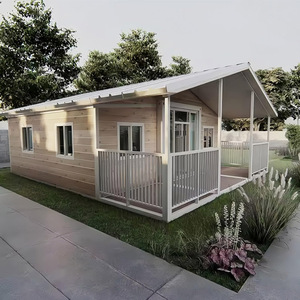 Casa prefabricada China Villas Casas prefabricadas Casa contenedor de lujo moderna 20 pies Contenedor de gimnasio extensible de 40 pies - Product Image 1