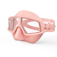 Masque de plongée professionnel en silicone liquide à faible volume pour plongée en apnée