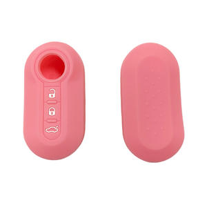 Cover in Silicone per Chiave <span class=keywords><strong>Auto</strong></span> Compatibile con <span class=keywords><strong>Fiat</strong></span> 500 Ducato Panda <span class=keywords><strong>Bravo</strong></span> 2 Lancia Musa Grande Punto <span class=keywords><strong>Accessori</strong></span> per Chiavi <span class=keywords><strong>Auto</strong></span> - Product Image 4