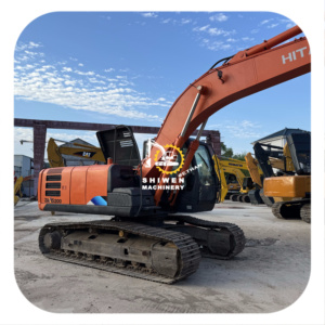 รถขุดตีนตะขาบฮิตาชิ ZX200-5G รุ่นขายดีที่สุด รถขุดมือสอง ZX200-5G ZX210 ZX240 รับประกันคุณภาพเครื่องยนต์และปั๊ม น้ำหนักใช้งาน 20 ตัน - Product Image 1