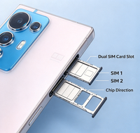 Smartphone 5G original S25 Ultra, écran 7,3 pouces 120 Hz 4K, processeur dix cœurs, appareil photo haute définition