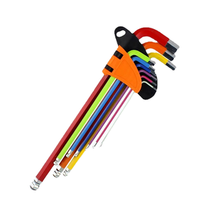 <span class=keywords><strong>BSS</strong></span> alta calidad 9 piezas S2 métrico grado Industrial Extra largo cabeza de bola Juego de llaves hexagonales cabeza de bola de color Juego de llaves hexagonales - Product Image 4