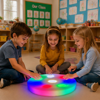 Juguete Musical Interactivo Whack-a-mole para Niños, Juego de Luces Táctiles LED RGB, Equipo de Actividades Sensoriales para Niños