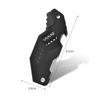 Couteau pliant en alliage de titane M390, OEM ODM, clé multifonction intégrée, outil de survie en camping, portable, EDC, outil de poche pour l'extérieur
