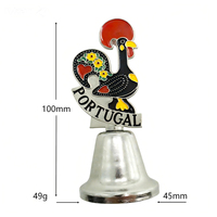 Cloche de table personnalisée en métal, artisanale, pour souvenirs touristiques, dîner, restaurant, cuisine, ou comme cloche de signalisation de monument. Vente en gros.