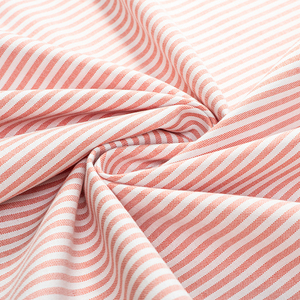 Dệt May Chất Liệu Tùy Chỉnh Giản Dị Sợi Nhuộm 100% Bông Người Đàn Ông Áo Sơ Mi Vải Sợi Nhuộm <span class=keywords><strong>TC</strong></span> CVC Bông Sọc Áo Sơ Mi Vải - Product Image 3