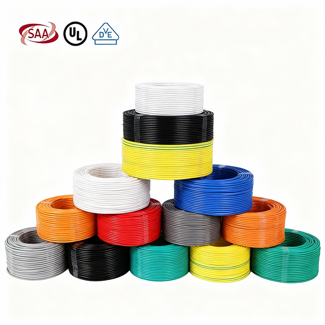 RVV H05VV-F Flexible Bare Copper Cable 2-8 Core 3x2.5-6mm PVC Insulated Sheathed 300/500V SAA/VDE/ for Construction Use