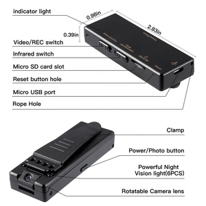 <span class=keywords><strong>A7</strong></span> Mini-Videokamera 720P Nachtsicht-Camcorder Bewegungserkennung DVR Mikro-Kamera Sport-DV Video Kleine Kamera Webcam - Product Image 6