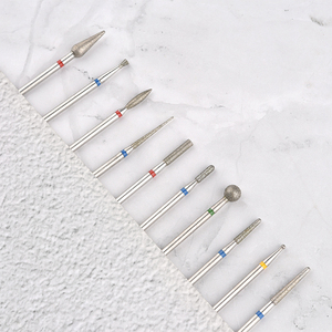 Broca de diamante de acero de tungsteno a precio de fábrica KADS, herramienta profesional de manicura para uñas acrílicas, gel y limpieza de cutículas. - Product Image 5